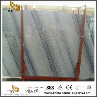 セイマン白と灰色の大理石のバスルームのカウンタータイルのタイル