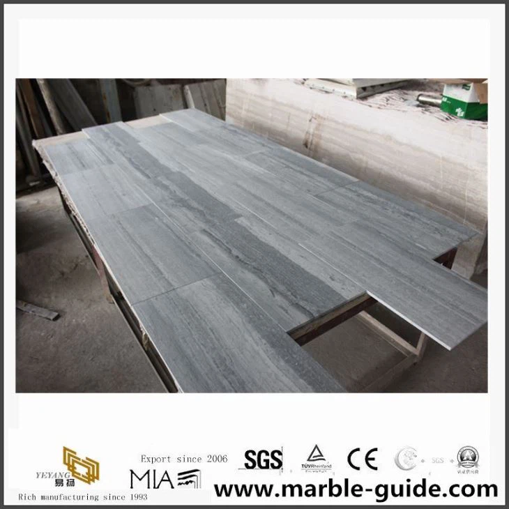 新しい材料flooringと壁の装飾用の中国青い木製穀物大理石のタイル