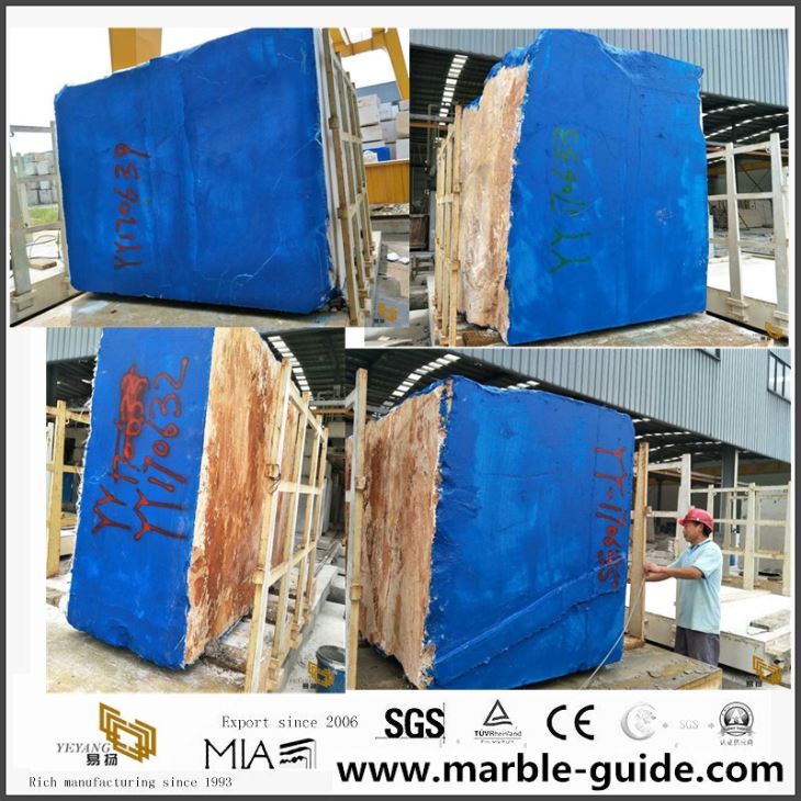 China Caesar Grey Marble Blocks In Stock For Sale