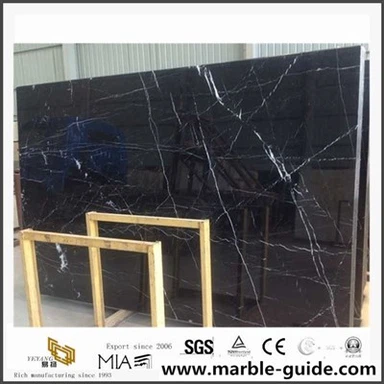 Nero Marquina Marble for The Bathroom Countertop with China Manufactory安い価格